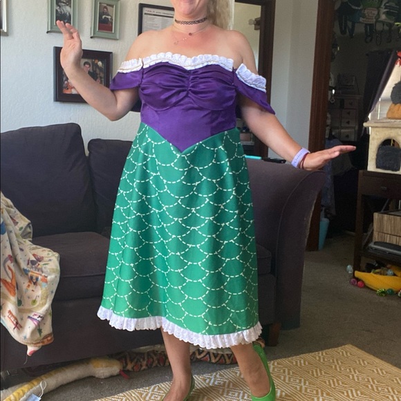 Little Mermaid Ariel custom made dress - Picture 2 of 5